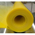 Feuille en caoutchouc glacée de silicone de feuille en caoutchouc de silicone de couleur jaune